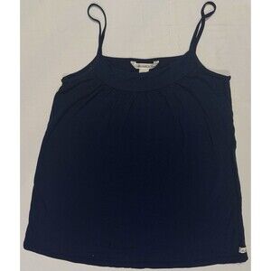 VTG Y2K Abercrombie Fitch Top Womens M Blue Babydoll Tank Coquette Cottagecore